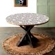 Handcrafted Wood and Resin Table Top for Decor